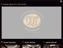 Tablet Screenshot of customqualitytheaters.com
